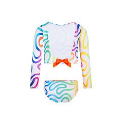 RAINBOW STARS LONG-SLEEVE BIKINI