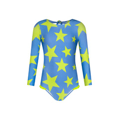 NEON  STARS LONG-SLEEVE ONE PIECE
