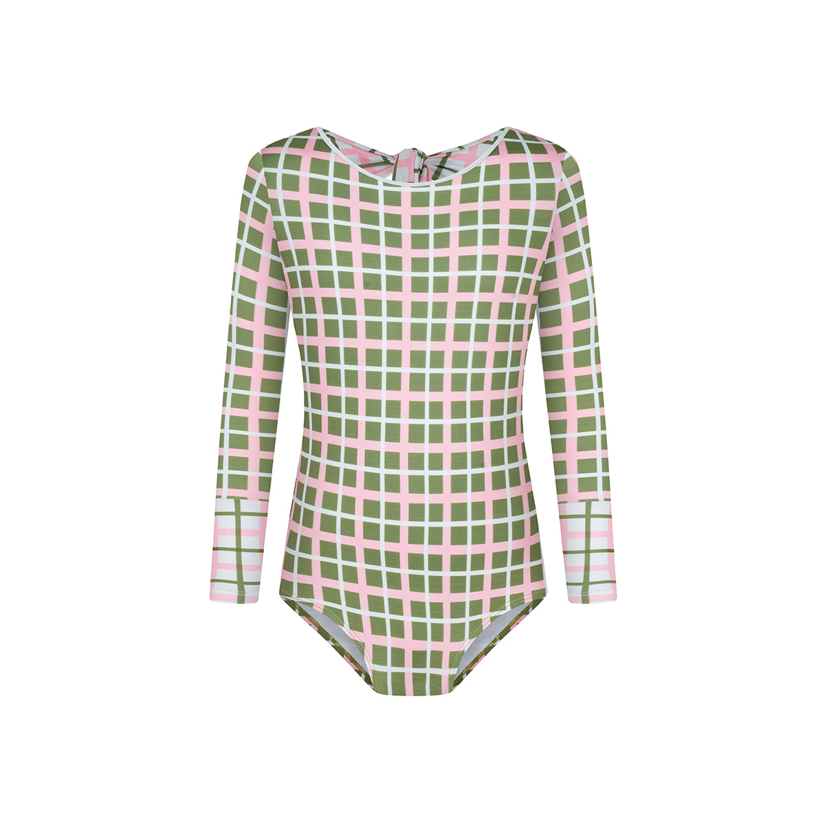 OLIVE BLUSH - SLEEVE SWIMSUIT