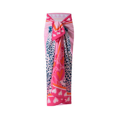 SARONG CHEETAH ROSADO - Modelo