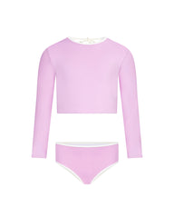 SWEET LILA LONG-SLEEVE BIKINI